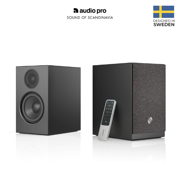 Audio Pro A28 Wireless Multiroom Bookshelf Speaker (WiFi/Bluetooth)
