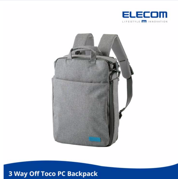 ELECOM 'OFF TOCO OF01 BP' 3-Way Back Pack