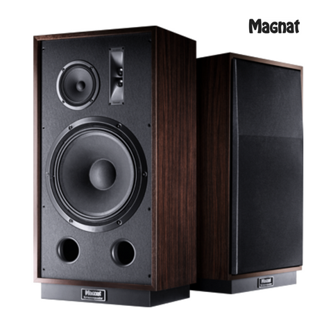 MAGNAT TRANSPULS 1500 FULL-SIZE RETRO FLOOR STANDING SPEAKER WITH 15" WOOFER AND DYNAMIC TWEETER HORN