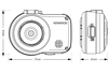 Kenwood DRV-410 High Resolution Car Dash Camera + Toshiba 16GB Micro SD Card